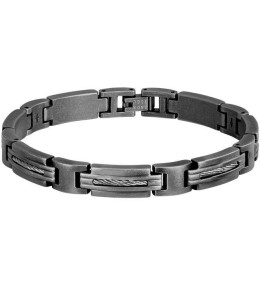 Le Bracelet Acier/Câble MARINA, Largeur 8.5mm, Vintage, ROCHET, B062362