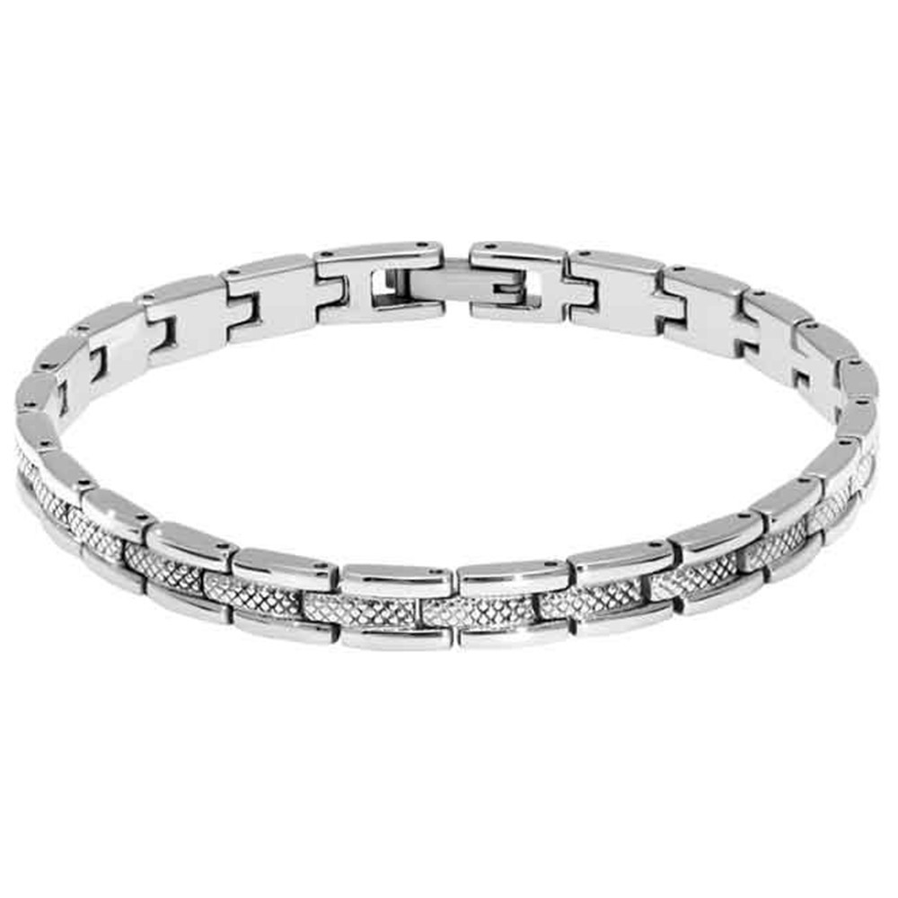 Bracelet Acier SANTORIN 6mm Acier 21cm, Rochet HB4760
