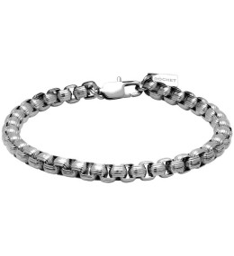 Bracelet Acier poli SLAVE 6mm Acier 21cm, Rochet HB69600