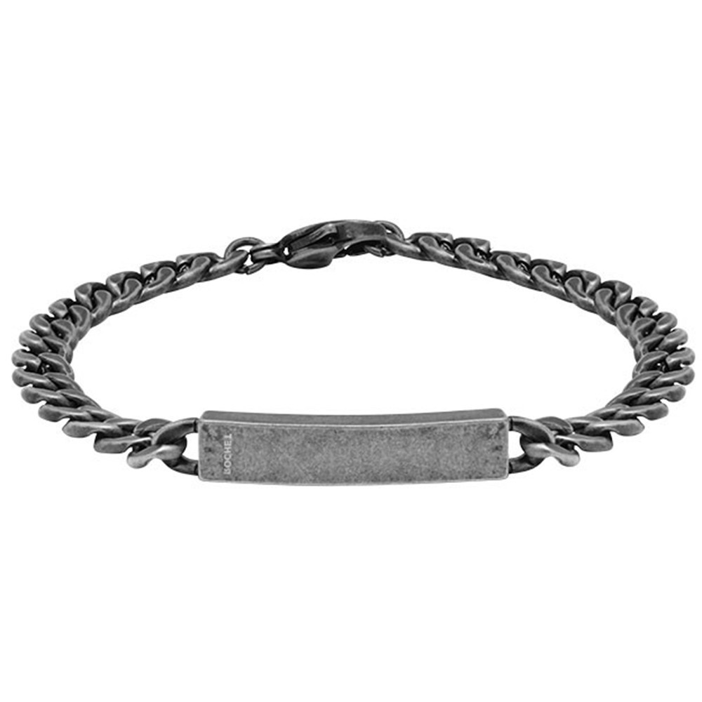Bracelet TALISMAN 30x6,5 mm Acier vintage 20,5cm, Rochet HB70601