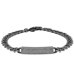 Bracelet TALISMAN 30x6,5 mm Acier vintage 20,5cm, Rochet HB70601
