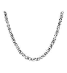 Collier Acier CONQUEST 4mm Acier 55cm, Rochet HC5040