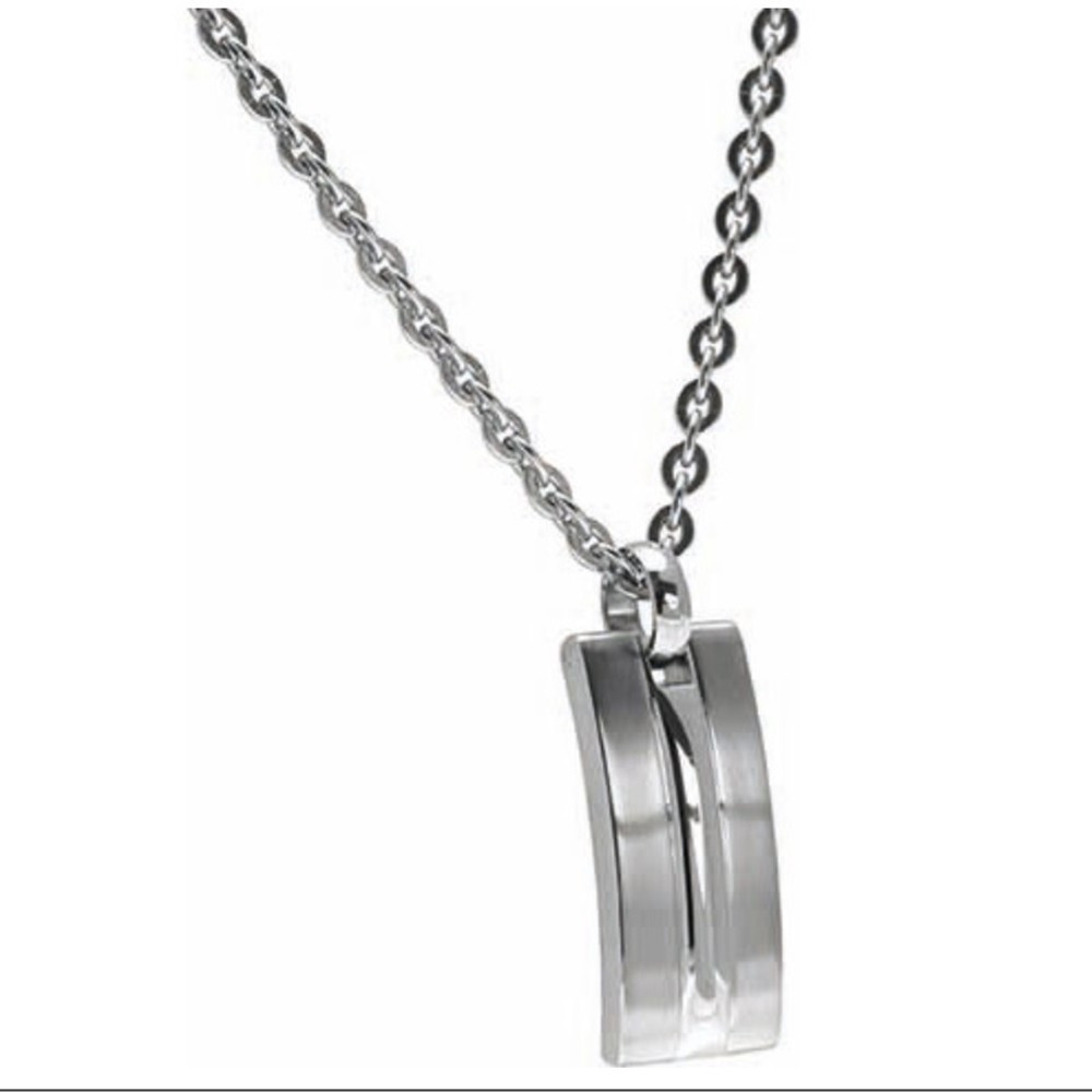 Collier avec Pendentif Acier TRINIDAD, chaîne 50 cm diamètre 3mm, Rochet P042260