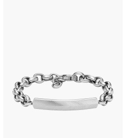 Le Bracelet homme FOSSIL, Harlow linear texture, en acier, JF04569040