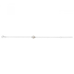 Le Bracelet argent 925/1000, perle d'eau de culture, by Stauffer