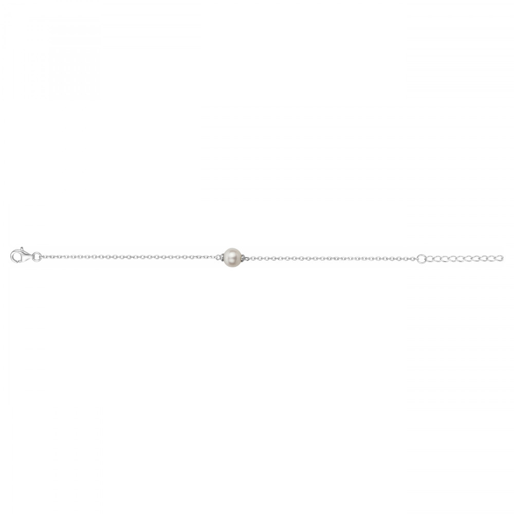 Le Bracelet argent 925/1000, perle d'eau de culture, by Stauffer