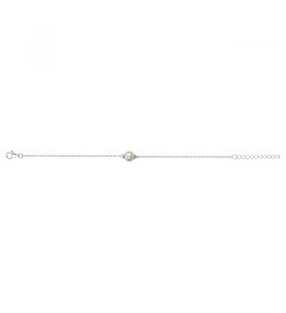Le Bracelet argent 925/1000, perle d'eau de culture, by Stauffer