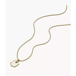 Le Collier Femme FOSSIL, Héritage crest, en acier et nacre, JF04529710