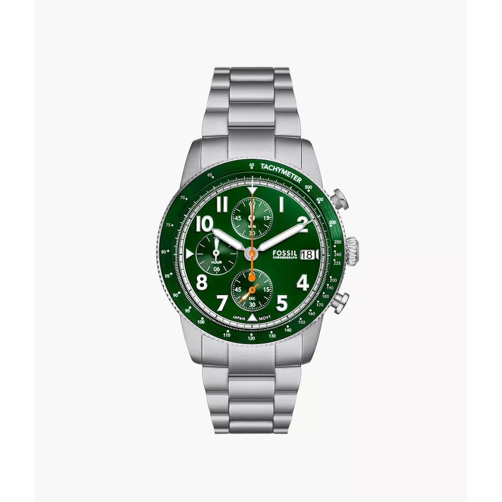 La Montre Homme FOSSIL, SPORT TOURER, chronographe, acier, FS6048 La Montre Homme FOSSIL, SPORT TOURER, chronographe, acier, FS6048
