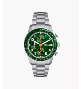 La Montre Homme FOSSIL, SPORT TOURER, chronographe, acier, FS6048