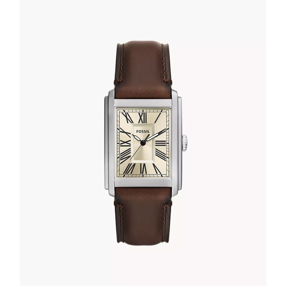 La Montre Homme FOSSIL, CARRAWAY, 3 aiguilles, cuir, FS6012 La Montre Homme FOSSIL, CARRAWAY, 3 aiguilles, cuir, FS6012