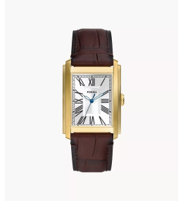 La Montre Homme FOSSIL, CARRAWAY, 3 aiguilles, cuir, FS6011