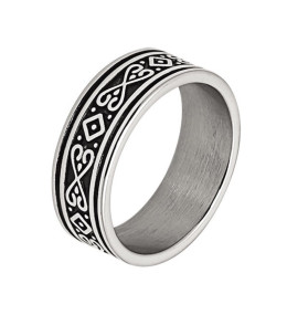 La Bague TALISMAN 8mm Acier poli, ROCHET, HA57860