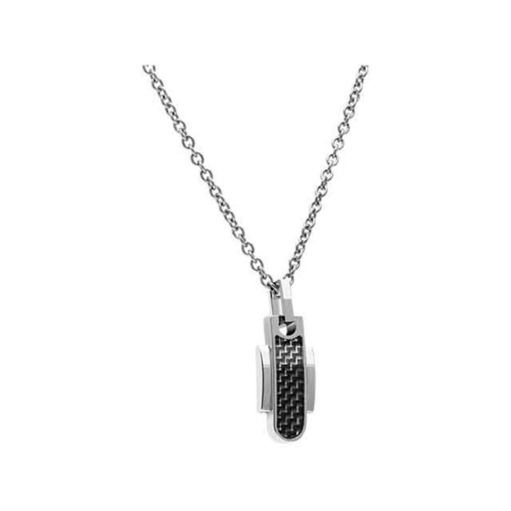 Collier avec Pendentif BULLIT 10mm Acier et carbone, Rochet HP441012