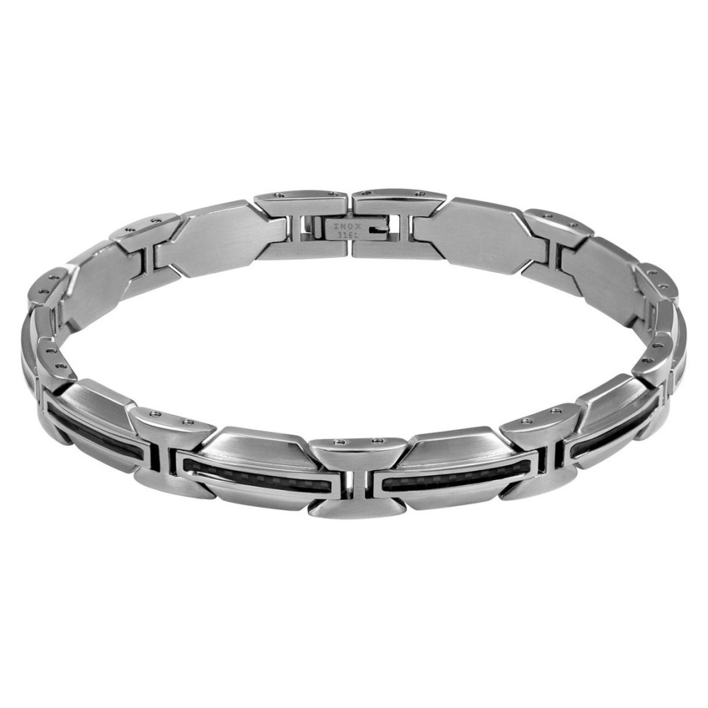 Bracelet 8mm RACING Acier et Carbone ROCHET HB61812