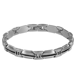 Bracelet 8mm RACING Acier et Carbone ROCHET HB61812