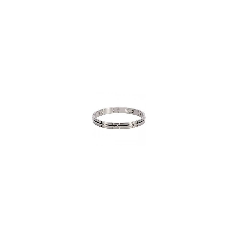 Bracelet Acier TRINIDAD 8mm 21cm, Rochet B042280