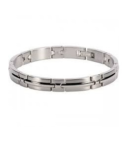 Bracelet Acier TRINIDAD 8mm 21cm, Rochet B042280