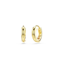 Les Boucles d'oreilles Swarovski, Matrix, Taille ronde, Blanches, Placage de ton or, 5697228