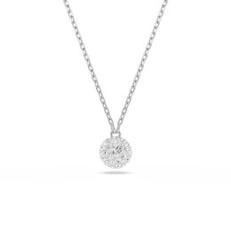 Le Collier pendentif Swarovski, Dextera, Blanc, Métal rhodié, 5693206