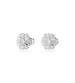 Les Boucles d'oreilles pendantes Swarovski, Idyllia, Blanches, Métal rhodié, 5691483