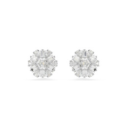Les Boucles d'oreilles pendantes Swarovski, Idyllia, Blanches, Métal rhodié, 5691483