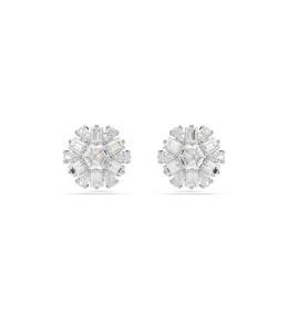 Les Boucles d'oreilles pendantes Swarovski, Idyllia, Blanches, Métal rhodié, 5691483