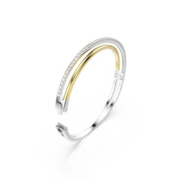 Le Bracelet Swarovski, Hyperbola, Blanches, Finition mix de métal, 5689720