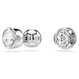 Les Boucles d'oreilles Swarovski, Imber Taille ronde, Blanches, Métal rhodié, 5696073