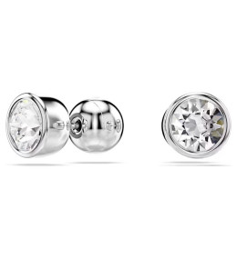 Les Boucles d'oreilles Swarovski, Imber Taille ronde, Blanches, Métal rhodié, 5696073
