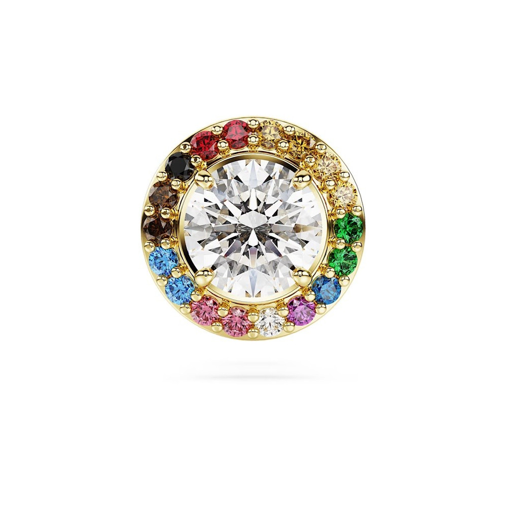 L'Epingle Swarovski, Matrix Coupe ronde, Placage de ton or, 5685576