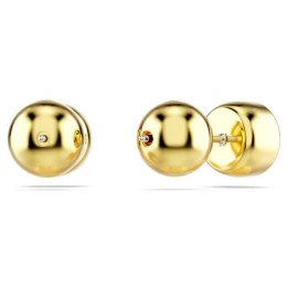 Les Boucles d'oreilles Swarovski, Imber Coupe ronde, Blanches, Placage de ton or, 5681552
