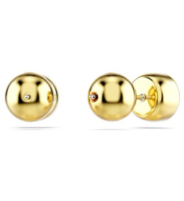 Les Boucles d'oreilles Swarovski, Imber Coupe ronde, Blanches, Placage de ton or, 5681552