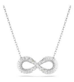 Le Collier pendentif Swarovski, Hyperbola Infini, Blanc, Métal rhodié, 5679434