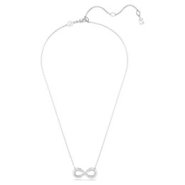 Le Collier pendentif Swarovski, Hyperbola Infini, Blanc, Métal rhodié, 5679434