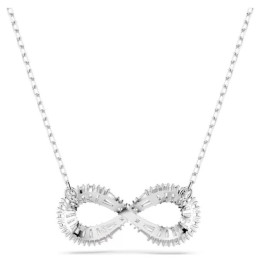 Le Collier pendentif Swarovski, Hyperbola Infini, Blanc, Métal rhodié, 5679434