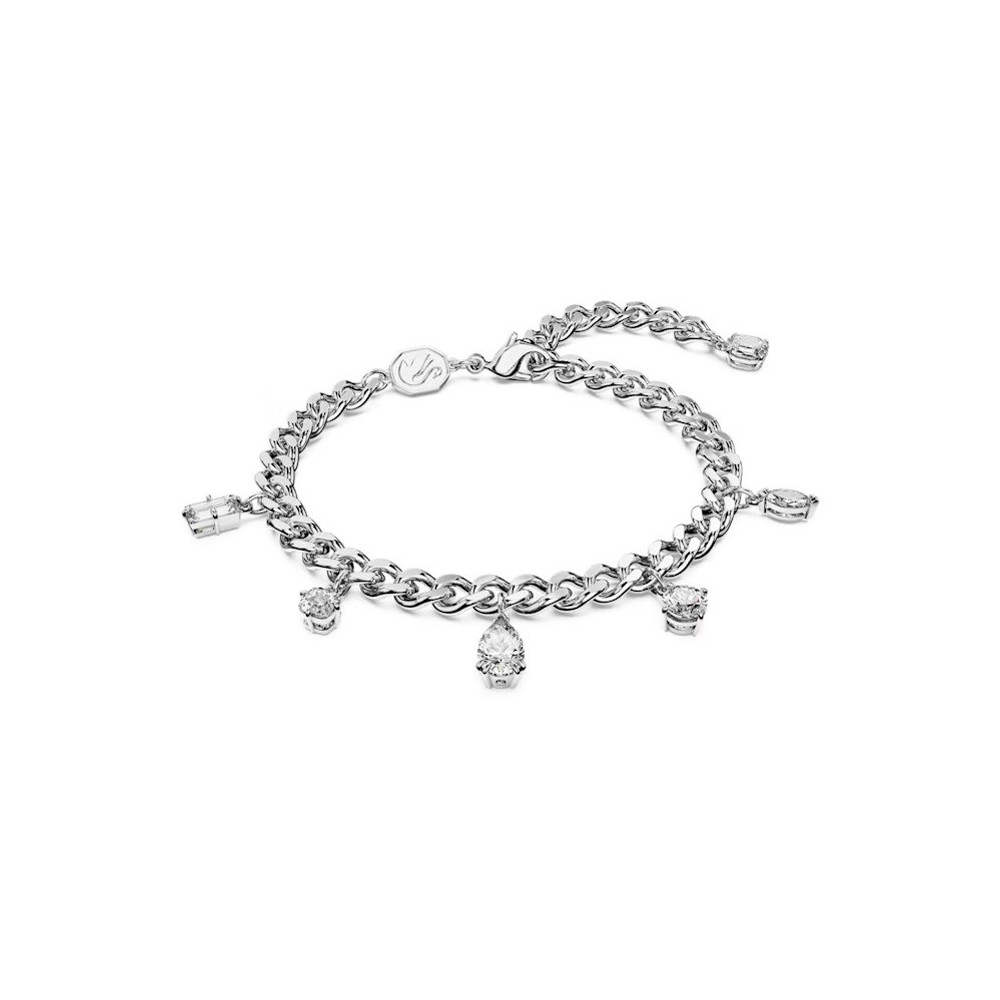 Le Bracelet Swarovski, Dextera, Tailles variées, Blanc, Métal rhodié, 5671184