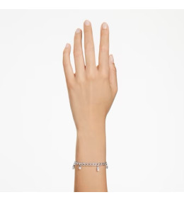 Le Bracelet Swarovski, Dextera, Tailles variées, Blanc, Métal rhodié, 5671184