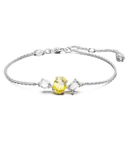 Le Bracelet Swarovski, Mesmera Tailles variées, Jaune, Métal rhodié, 5668362