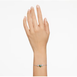 Le Bracelet Swarovski, Mesmera Tailles variées, Vert, Métal rhodié, 5668360