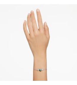 Le Bracelet Swarovski, Mesmera Tailles variées, Vert, Métal rhodié, 5668360