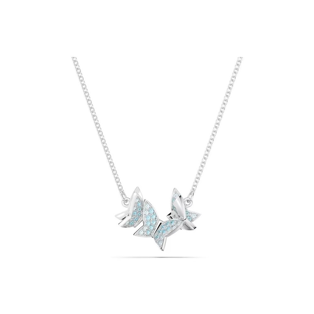 Le Collier Swarovski, Lilia Papillon Bleu, Métal rhodié, 5662181