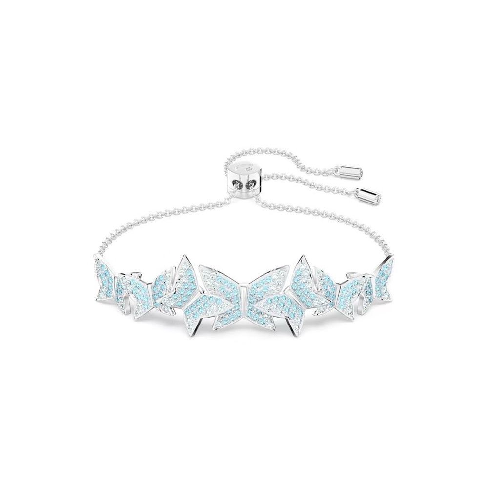 Le Bracelet Swarovski, Lilia Papillon, Bleu, Métal rhodié 5662184