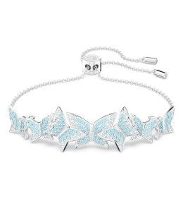 Le Bracelet Swarovski, Lilia Papillon, Bleu, Métal rhodié 5662184