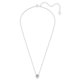 Le Collier Swarovski Angelic Taille Carré, Bleu, Métal rhodié 5662142