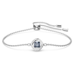 Le Bracelet Swarovski Angelic, Taille Carré, Bleu, Métal rhodié 5662141