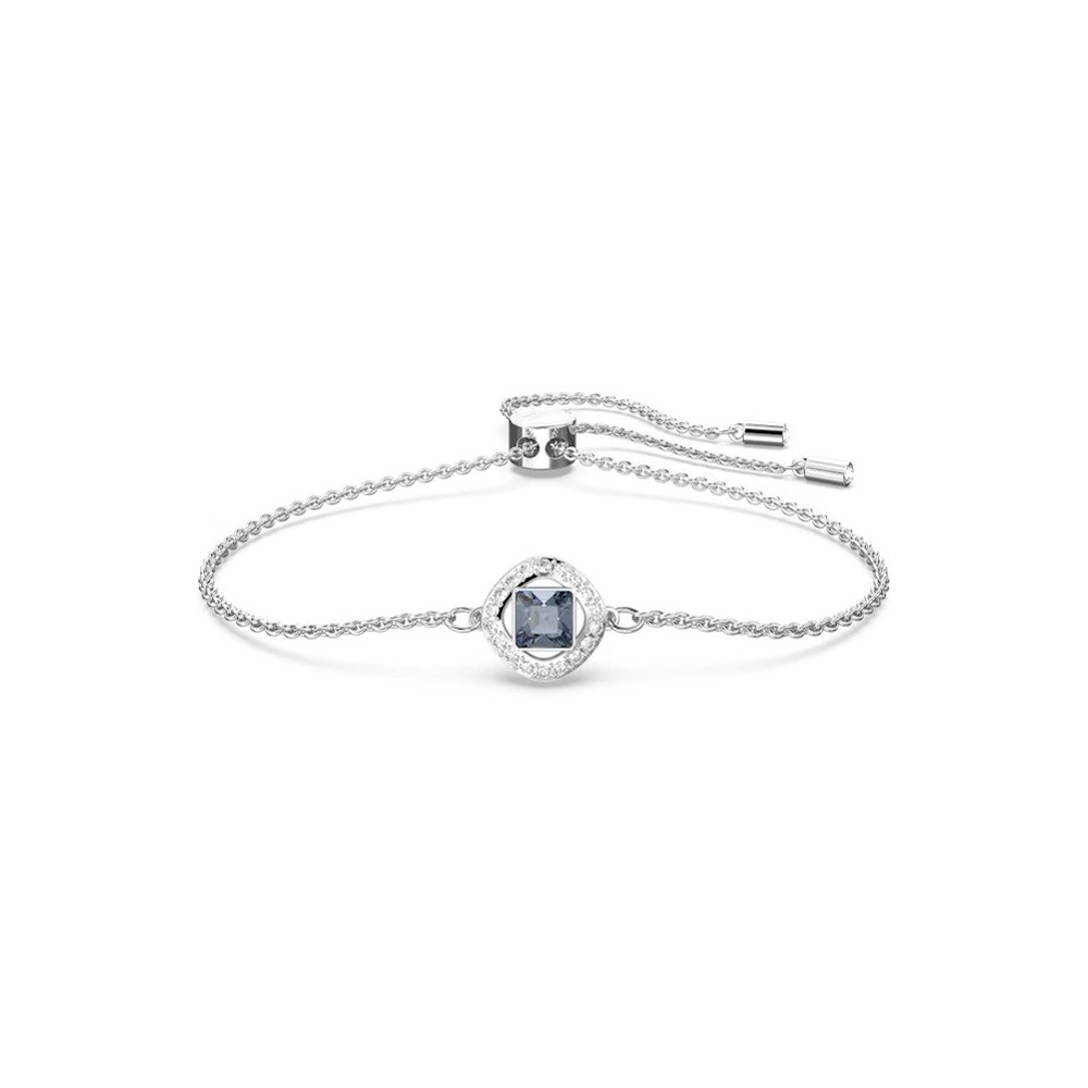 Le Bracelet Swarovski Angelic, Taille Carré, Bleu, Métal rhodié 5662141