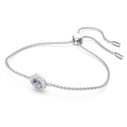 Le Bracelet Swarovski Angelic, Taille Carré, Bleu, Métal rhodié 5662141