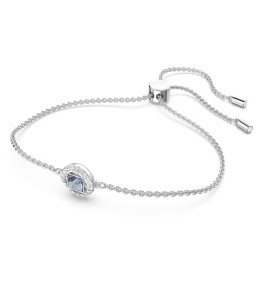 Le Bracelet Swarovski Angelic, Taille Carré, Bleu, Métal rhodié 5662141