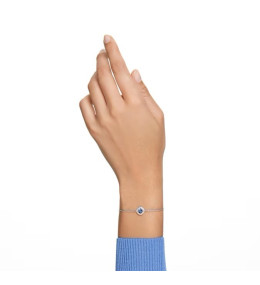 Le Bracelet Swarovski Angelic, Taille Carré, Bleu, Métal rhodié 5662141